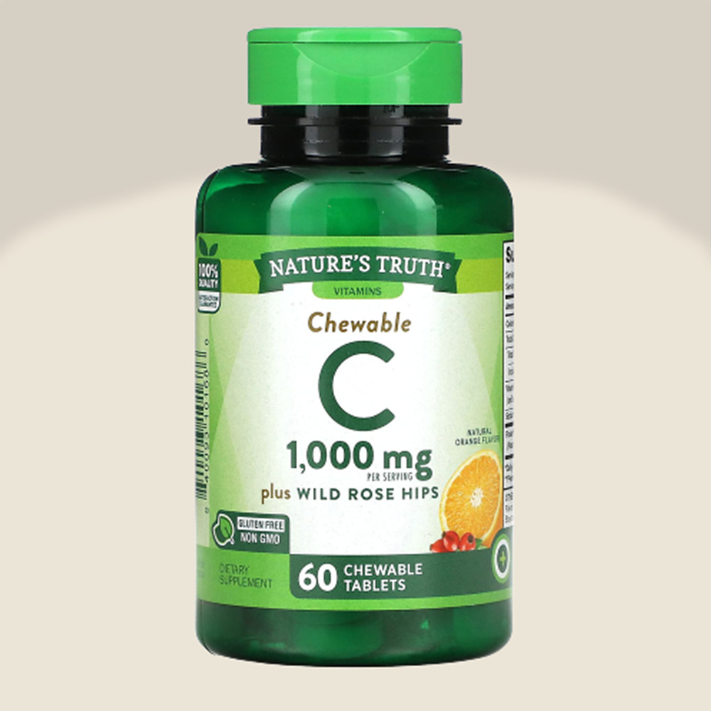 <b>네이처스트루</b> 아스코르브산 <b>비타민C</b> 500mg 로즈힙 60정