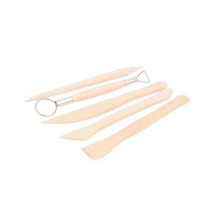 우드 점토칼 찰흙칼 지점토 조각칼 클레이 칼 5P