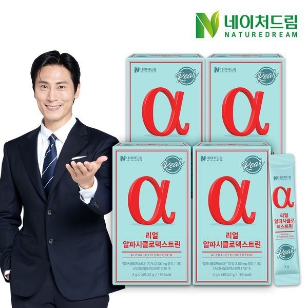 네이처드림 [하프클럽/네이처드림]네이처드림 리얼 알파시클로덱스트린 3g 14포 3박스 / 알파CD 제로파우더