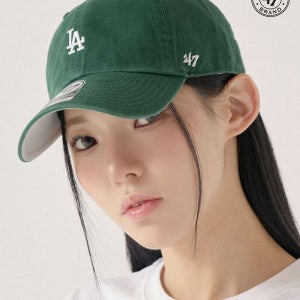 MLB모자 LA스몰로고 볼캡 47브랜드 남녀공용 야구모자 (다크그린)