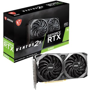 MSI 지포스 RTX 3060 벤투스 2X OC D6 12GB 그래픽카드 (MSI코리아) 단일상품