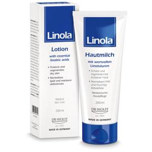 <b>한올바이오파마</b> 독일 리놀라 Linola 스킨밀크 바디로션 200ml 1팩