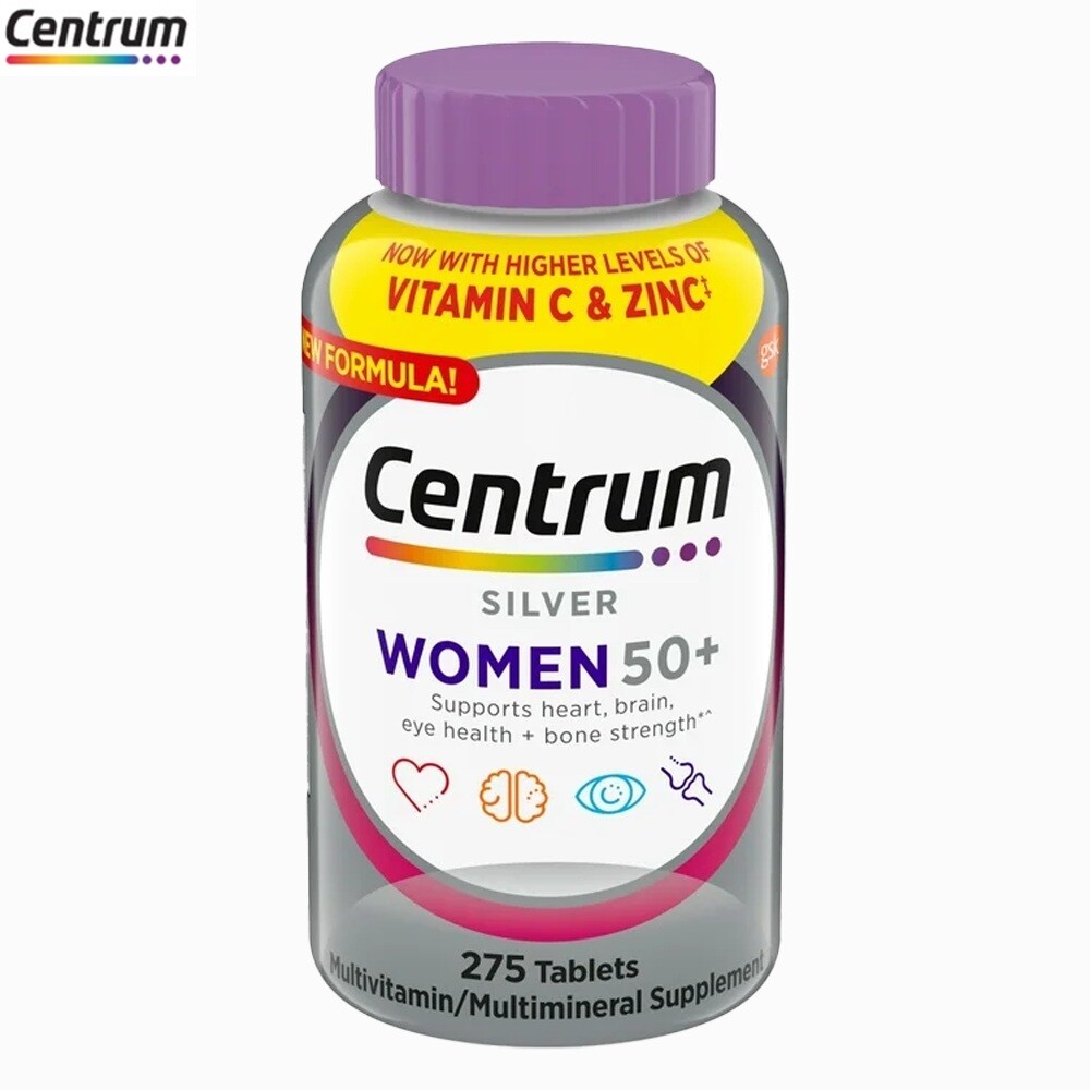 센트룸 우먼50 멀티<b>비타민</b> 275정 비오틴 엽산 판토텐산 칼슘 마그네슘