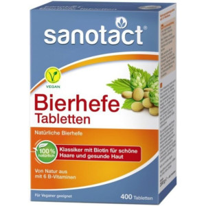 sanotact 자노탁트 비어헤페 <b>맥주효모</b> <b>타블렛</b> 400정 x 10