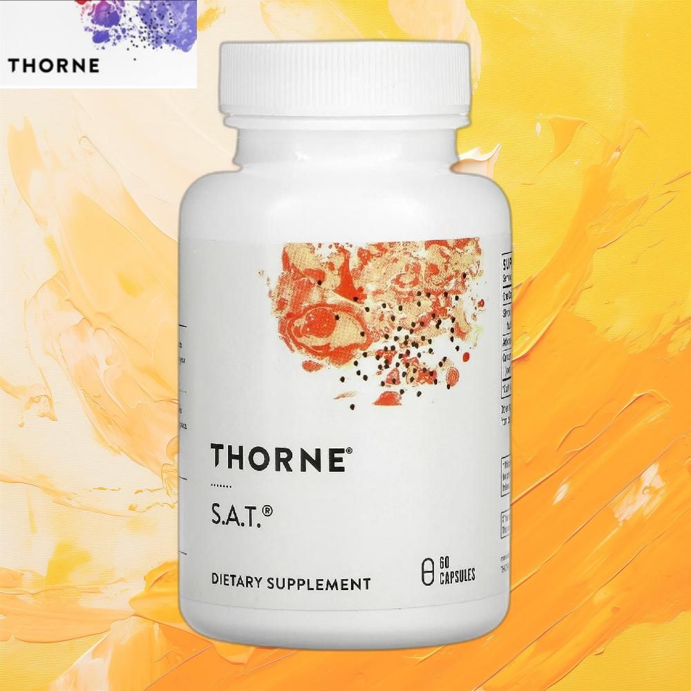 쏜리서치 Thorne 쏜리서치 S.A.T. 코큐민파이토솜 <b>실리빈</b> 캡슐 60정