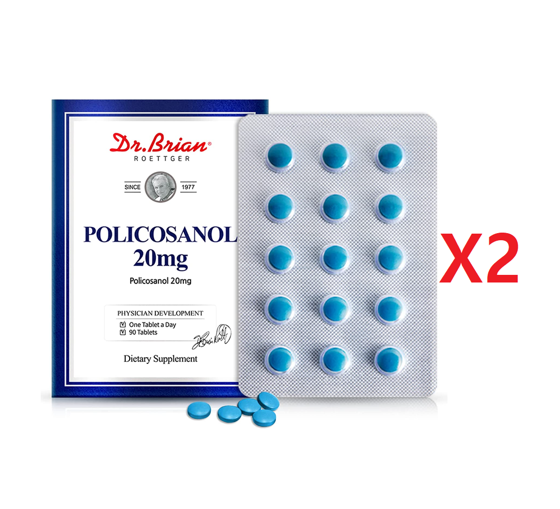 닥터브라이언 닥터브라이언 폴리코사놀 사탕수수추출물 20mg 90정 2개