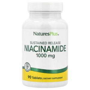 <b>네이쳐스플러스</b> (<b>아이</b>허브) 나이아신아마이드 서방형 1000mg 90정 해외직구