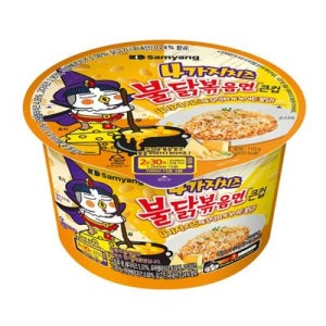 삼양 4가지치즈 불닭볶음면 큰컵 100G