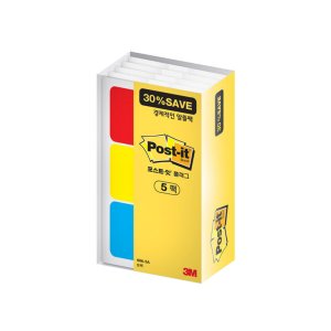 3M 포스트잇 플래그 686-5A 5팩세트 책갈피 북마크
