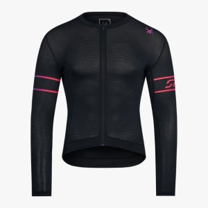 남성 사이클 슬리브 그래픽 긴팔 저지(TIER-0),SPKPCNFT501MBLK