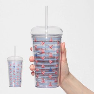 스타벅스 콜드컵 텀블러 마린보더 355ml