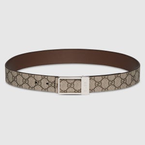 GUCCI 직사각형 버클 리버서블 벨트