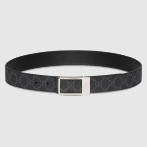 GUCCI 직사각형 버클 리버서블 벨트