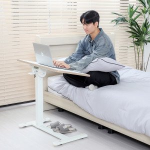 핏쳐 핏쳐 고정식 이동형 양방향 각도 높이 조절 사이드 테이블 TS3