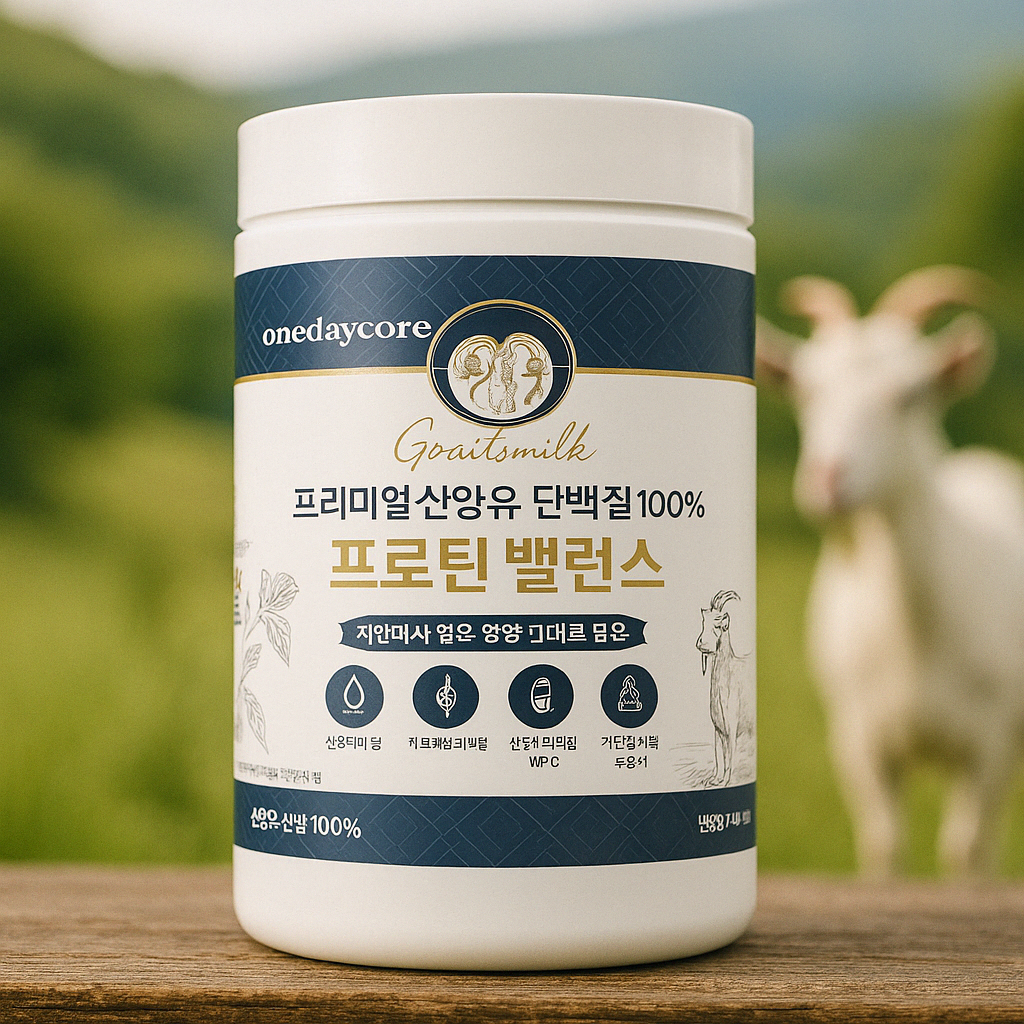 네덜란드 산양유단백질 프로틴<b>밸런스 근육</b>빠짐 탈모현상 중쇄지방산  1개  210g