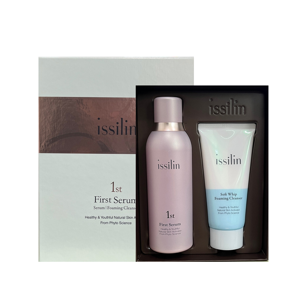 풀무원로하스 이씰린 퍼스트 세럼 기프트 세트 (구성:세럼 100ml + 클렌저 70ml ) +사은품 병원용 재생크림 50ml증정  1개
