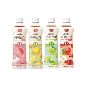동원 보성홍차 아이스티 제로 500mL 4종 콤보 x 24개입 (복숭아6+레몬6+애플6+샤인머스캣6)