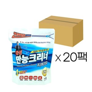 동성만능크리너 리필 150매X20개 / 찌든때 기름때 세정 청소물티슈