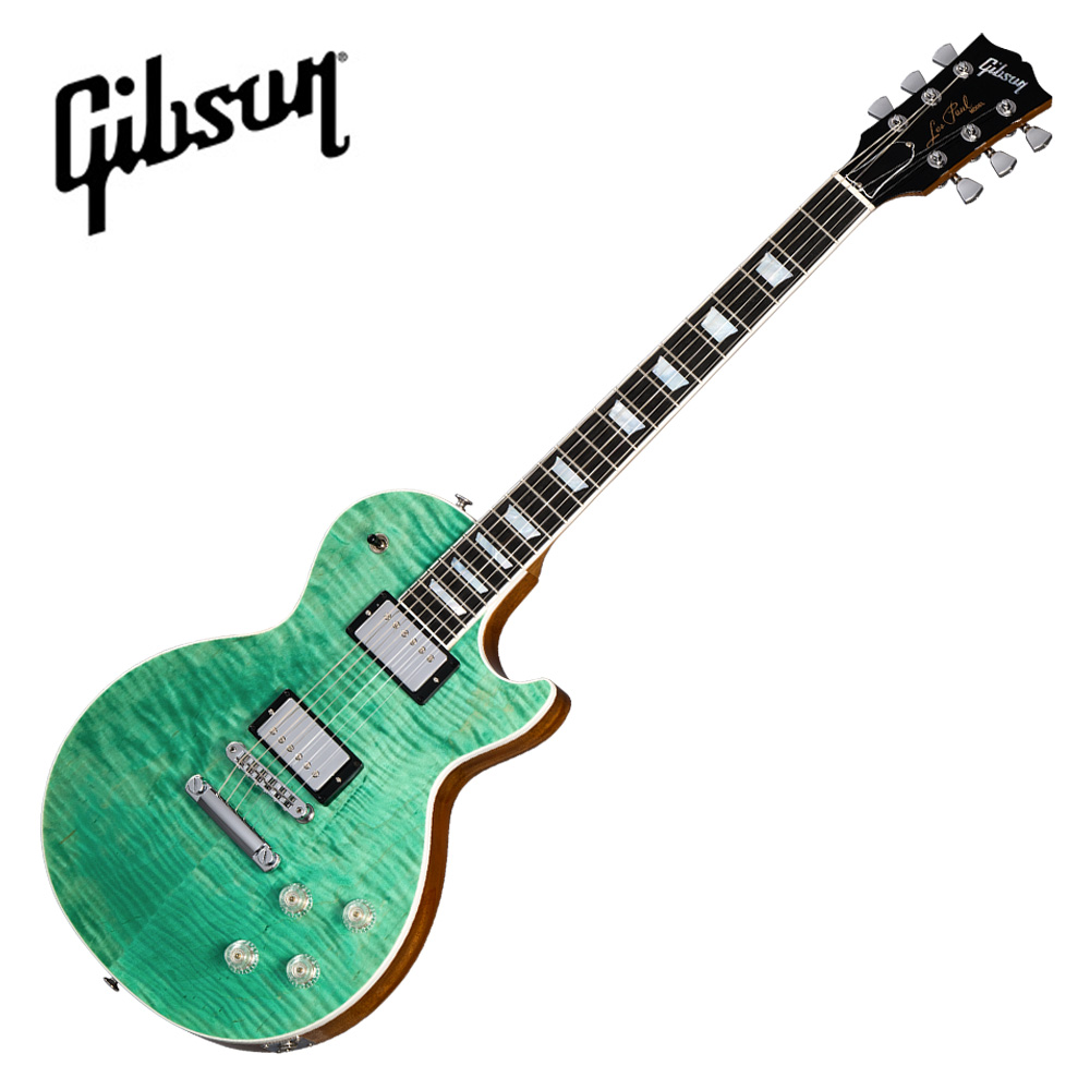 Gibson 깁슨 레스폴 일렉기타 Gibson USA Les Paul Modern Figured Seafoam Green LPM01SFCH1