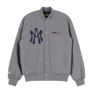 애프터매스 에이티엠 로고 바시티 자켓 그레이 ATM25SSALV02GRE