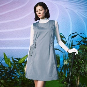 여성 우븐 슬리브리스 원피스(X4WJW6122SB)