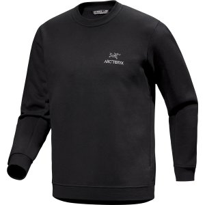 엠블럼 플리스 크루 남성 ATPSM09787 BLACK