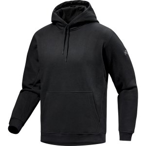 엠블럼 플리스 후디 남성 ATPSM09788 BLACK