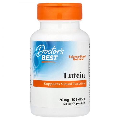 <b>닥터</b>스베스트 <b>Doctor</b>’s Best, Lutein , 20 mg, 60 Softgels