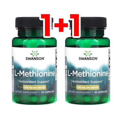 [2개] 스완슨 L<b>메티오닌 500mg</b> 30정