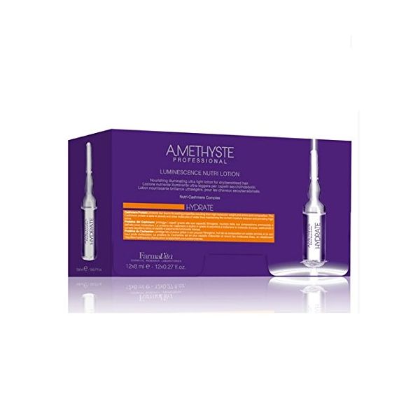 FarmaVita FARMAVITA AMETHISTE 하이드레이트 루미네센스 <b>뉴트리</b> 로션 12 x 8ml 앰플 <b>보습</b>  12개