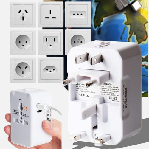 해외여행용 USB C타입 핸드폰충전 <b>미니 멀티</b>어댑터 플러그콘센트