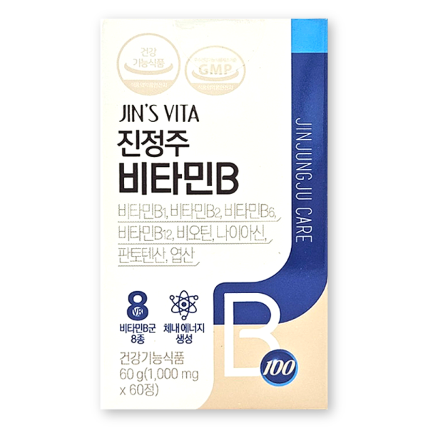 진스케어 진정주 비타민B 1000mg X 60정 1박스