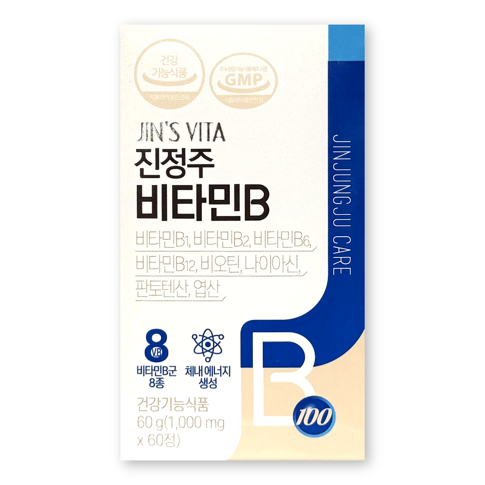 진스케어 진정주 비타민B 1000mg X 60정 1박스