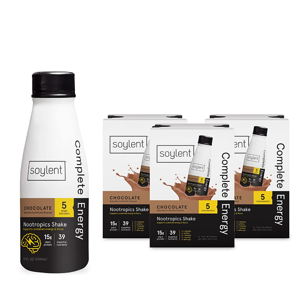 Soylent <b>소이렌트</b> 컴플릿 에너지 누트로픽 쉐이크 330ml 12팩  12개