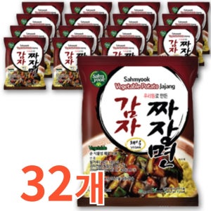 비건 식물성 채식 짜장라면 삼육 우리밀 감자짜장