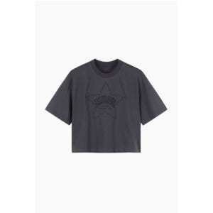 [시슬리]시슬리 [25여름] 마일드 실켓 핫픽스 크롭 티셔츠 SATS32531_SATS32531 [갤러리아 한화갤러리아㈜ 광교점]