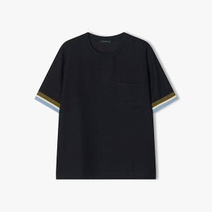 [롯데백화점] 리버클래시 남성 트위드 컬러리브 하프 티셔츠(LLM41511) LE1219322502