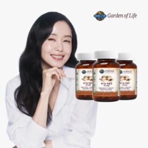 정관장 비타민 <b>가든오브라이프</b> 유기농 <b>마그네슘</b> 96정 3개