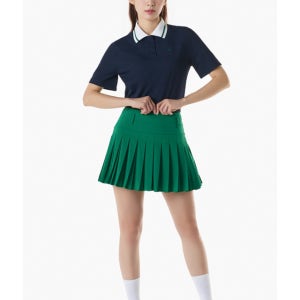 [르꼬끄 골프] 여성 겹플리츠 스커트 (GQ222LSK43) GQ222LSK43_GREN