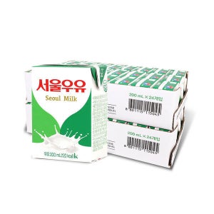 서울우유 서울우유 멸균우유 200ml 24입+24입 (2박스)