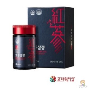 <b>고려원인삼</b> 홍익삼 효홍삼정골드 240G 건강기능식품 <b>피로</b>개선 선물 홍삼농축액