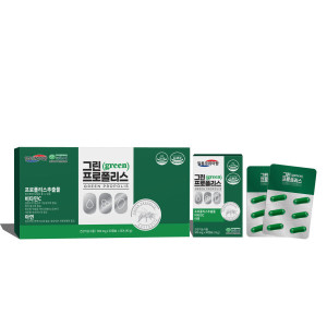 <b>일동</b>코리아팜 <b>그린프로폴리스</b> 1박스(500mg x 30캡슐 x 3EA)