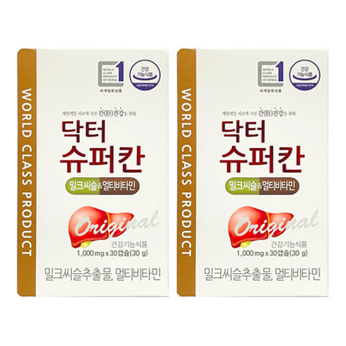 (주)<b>에이치엘사이언스 간</b>건강 닥터슈퍼칸 2박스