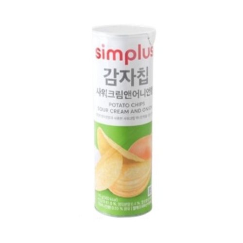 심플러스 감자칩 사워크림 앤 어니언