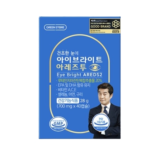 그린스토어 아이브라이트 아레즈투 700mg x 40캡슐, 1개