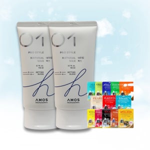 아모스 프로스타일 내추럴 왁스 110ml 2개 +랜덤팩1