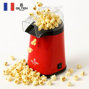 길텐 미니 팝콘 메이커 가정용 간식기계 레드 GTP-TS2012