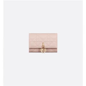 디올 글라이신 지갑 파우더 핑크 S0966ONMJ M413 My Glycine 까나쥬 양가죽