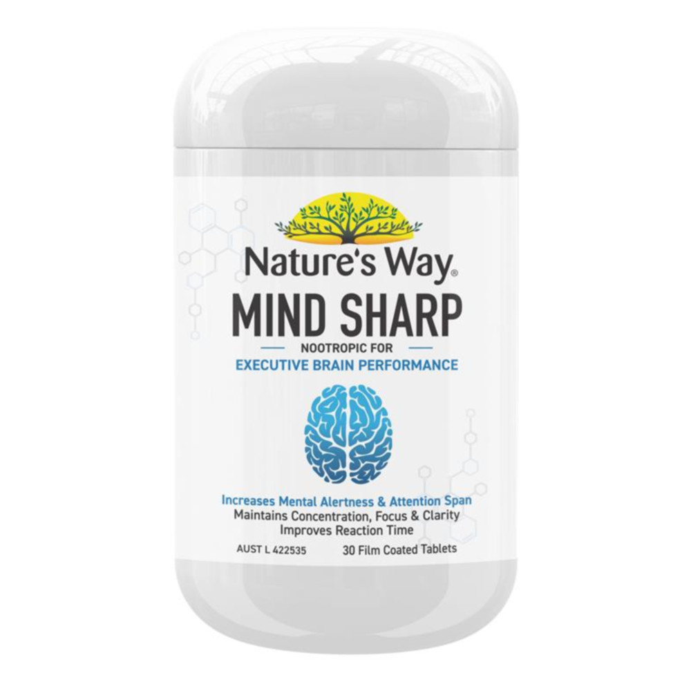 <b>네이쳐스 웨이</b> <b>Nature’s Way</b> 마인드 샤프 30정 3개 멀티 액션 포뮬라 기억력 <b>집중력</b> 정신력 도움