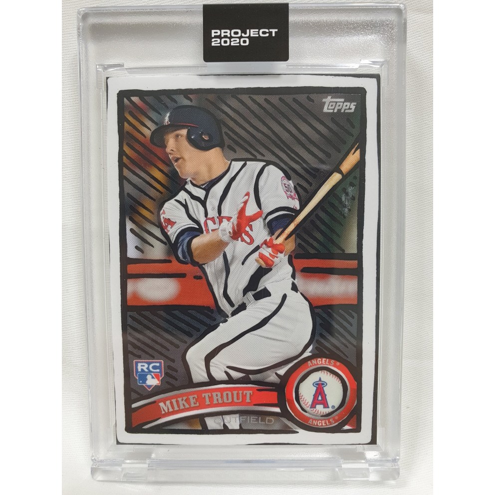 탑스 프로젝트 마이크 트라웃 Topps PROJECT 2020 MIKE TROUT LA 엔젤스 메이저리그 MLB 야구 스포츠 카드  1개
